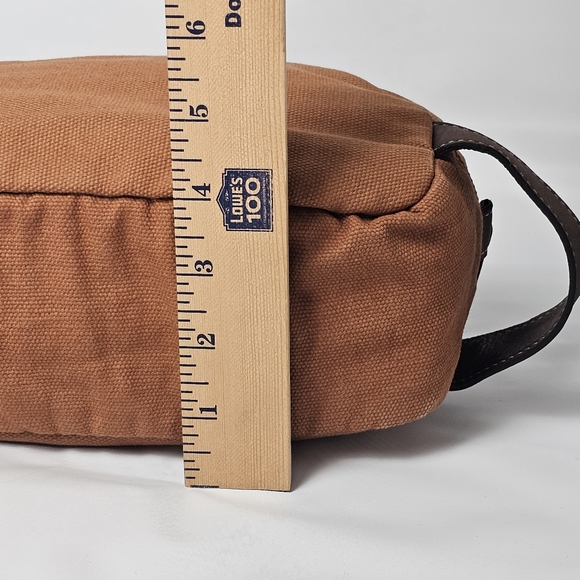 Timberland Men's Core Canvas Travel Toiletry Bag, Bronze/Dark Brown, EUC - Picture 8 of 10